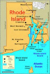 Rhode Island, a U.S. state in New England, is known for sandy shores and seaside Colonial towns.