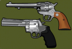 What is a main difference between a single action revolver and a double action revolver?