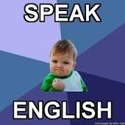 I'm speaking English