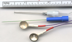 surface electrodes and needle electrodes