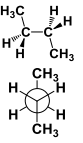 This conformation has atoms arranged in _____