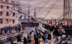 ¿Cómo se denomina el motín que tuvo lugar en Boston y es considerado un hito dentro de la rebelión de las 13 colonias de América del Norte?
