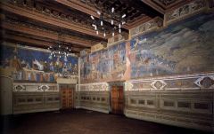 Frescos of the Sala Dei Nove (or Sala Della Pace)