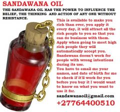 Sandawana money power oil
This very rare animal, especially its fur/skin and oil has got unbelievable money powers
This is available to make you rich than ever, you apply it every day, it will attract all the rich people to you so that you can do ...