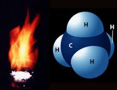 An odorless, colorless, flammable gas, CH4, the major constituent of natural gas, that is used as a fuel and is an important source of hydrogen and a wide variety of organic compounds