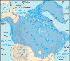 Most of western Canada and much of Alaska were covered by an interconnecting network of smaller glaciers. For reasons we do not fully understand, however, a small area in northwestern Canada as well as extensive portions of northern and western Al...
