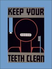 During Great Depression, people were put to work by the government doing art and design. American art deco posters for public causes. 
http://typophile.com/files/wpa1_teeth_4256.jpg
http://img.ffffound.com/static-data/assets/6/8109671c36947288b7...