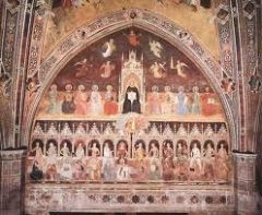 Andrea Bonaiuti (called Andrea da Firenze), Way of Salvation & Apotheosis of St.    
Thomas, Guidalotti Chapel, 1365-7