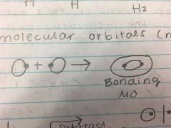 Molecular orbital (MO) theory is a method for determining molecular structure in which electrons are not assigned to individual bonds between atoms, but are treated as moving under the influence of the nuclei in the whole molecule.

They are more ...