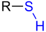 What functional group does this represent?
(Hint: notice the sulfur atom bonded to a hydrogen atom.)