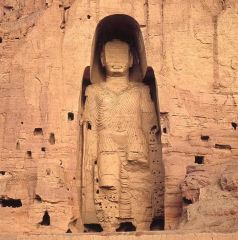 #182


Buddha 


Bamiyan, Afghanistan 


Gandharan 


400 - 800 C.E.


(destroyed in 2001) 


_____________________


Content: A rock cut sculpture of the standing Buddha, reaching 150 feet tall within its carved niche. 


____...