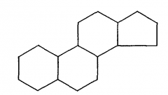 The steroid template (fused alkyl rings) is the basis forsteroid hormones and the sterol lipid, cholesterol.