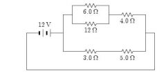 

The current in the 5.0-Ωresistor in the circuit shown is