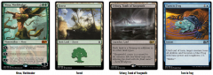 #356 You control Nissa, Worldwaker, three Forests and Urborg, Tomb of Yawgmoth. You use Nissa's +1 Ability on Urborg. After Nissa's ability resolves, your opponent casts Turn to Frog on Urborg, Tomb of Yawgmoth. What color of mana can you p...
