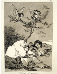 Goya,Los Caprichos: AllWill Fall, 1797-98