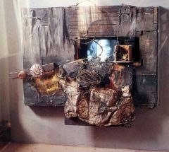 Wolf Vostell in Black Room Cycle