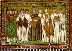 Justinian and his attendant's