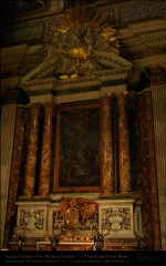 Built by Pietro
da Cortona (1660); altar piece done by Carlo Maratta (1670)