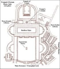 Roman period, 509 BCE – 330 CE  
- c. 110-113 ce 
- designed by greek architect Apollodorus of Damascus 