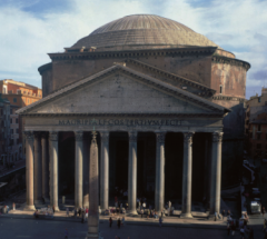 Roman period, 509 BCE – 330 CE  
- c. 110-128ce 
- Rome
- temple to Mars, Venus, and the divine Julius Caesar 