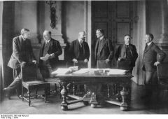 The Treaty of Versailles, presented for German leaders to sign on May 7, 1919, forced Germany to concede territories to Belgium (Eupen-Malmédy), Czechoslovakia (the Hultschin district), and Poland, West Prussia and Upper Silesia).


 


http...
