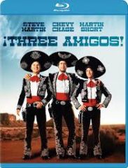Hint:  Los tres amigos... x 3-1/3!  (Visualize them introducing like in the movie, but they keep going...)