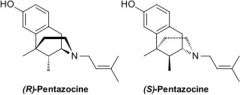 analgesico narcotico > benzomorfani

dimetilallile sull'N

antagonista rec oppioidi mu

agonista k -> disforia

debole agonista delta -> allucinazioni e psicodislessia