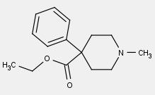 analgesico narcotico > 4-fenilpiperidine

estere carbetossi COOEt

agonista rec oppioidi mu

- potente morfina ma - eff collaterali

sintesi = benzilammina + ossido etilene - metilazione con CH2O e H2,Pd