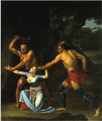 JohnVanderlyn,Death of Jane McCrea, 1804