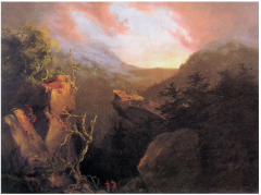 ThomasCole, Mountain Sunrise, Catskills, 1826