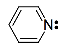 pyridinium ions to pyridine
 
pKa = 5