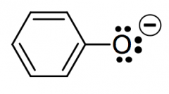 phenol to phenoxide
 
pKa = 10