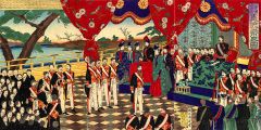 the charter oath was promulgated at the enthronement of emperor meiji of japan on april 1868