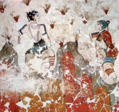 What is this fresco called and where is it from?