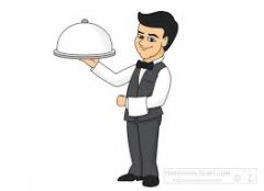 He is a waiter