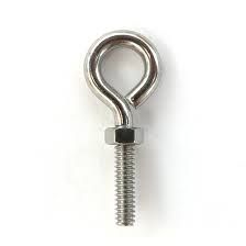 A bolt having a head in the form of a loop. Commonly used for hanging applications.