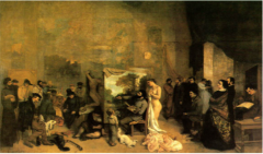 Courbet,The Painter’sStudio: A Real Allegory Summing Up Seven Years of My Artistic Life, 1855