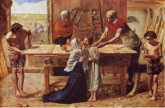 JohnEverett Millais, Jesus in the House of His Parents, 1850
