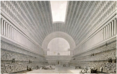 Étienne-Louis Boullée,Design for a French National Library, 1785