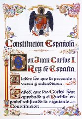 Año de la constitución vigente en España.