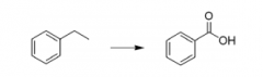 

Which reagent would bring about the following transformation? 


 A) LiAlH4 
C) Br2, light 
B) FeCl3 
D) Basic KMnO4  