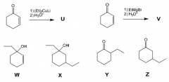 

What are the products of the following two reactions? 



