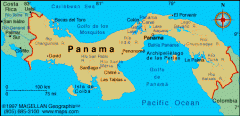 Panama is a country on the isthmus linking Central and South America. The man-made Panama Canal cuts through its center, linking the Atlantic and Pacific oceans to create an essential shipping route. I