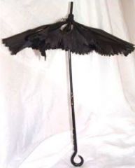 Umbrella-like, meant to keep off the sun