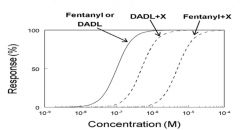 D - Y is a competitive antagonist of both drug A and drug B