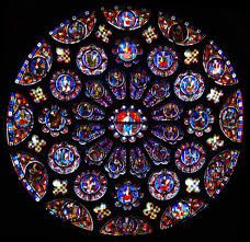 Rose window at Chartres