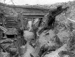 A new kind of warfare in World War One that involved troops digging and fighting from deep trenches