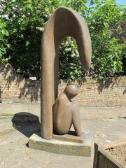 What is the name of the sculpture outside St Botolph Aldgate ?