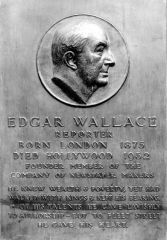 Edgar Wallace - writer & reporter during the 2nd Boar War for Reuters & Daily Mail