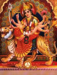 Durga (Durgā)

Goddess of Victory of Good over Evil